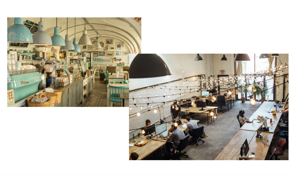 Photos of cafes remote workers can work at in Vienna