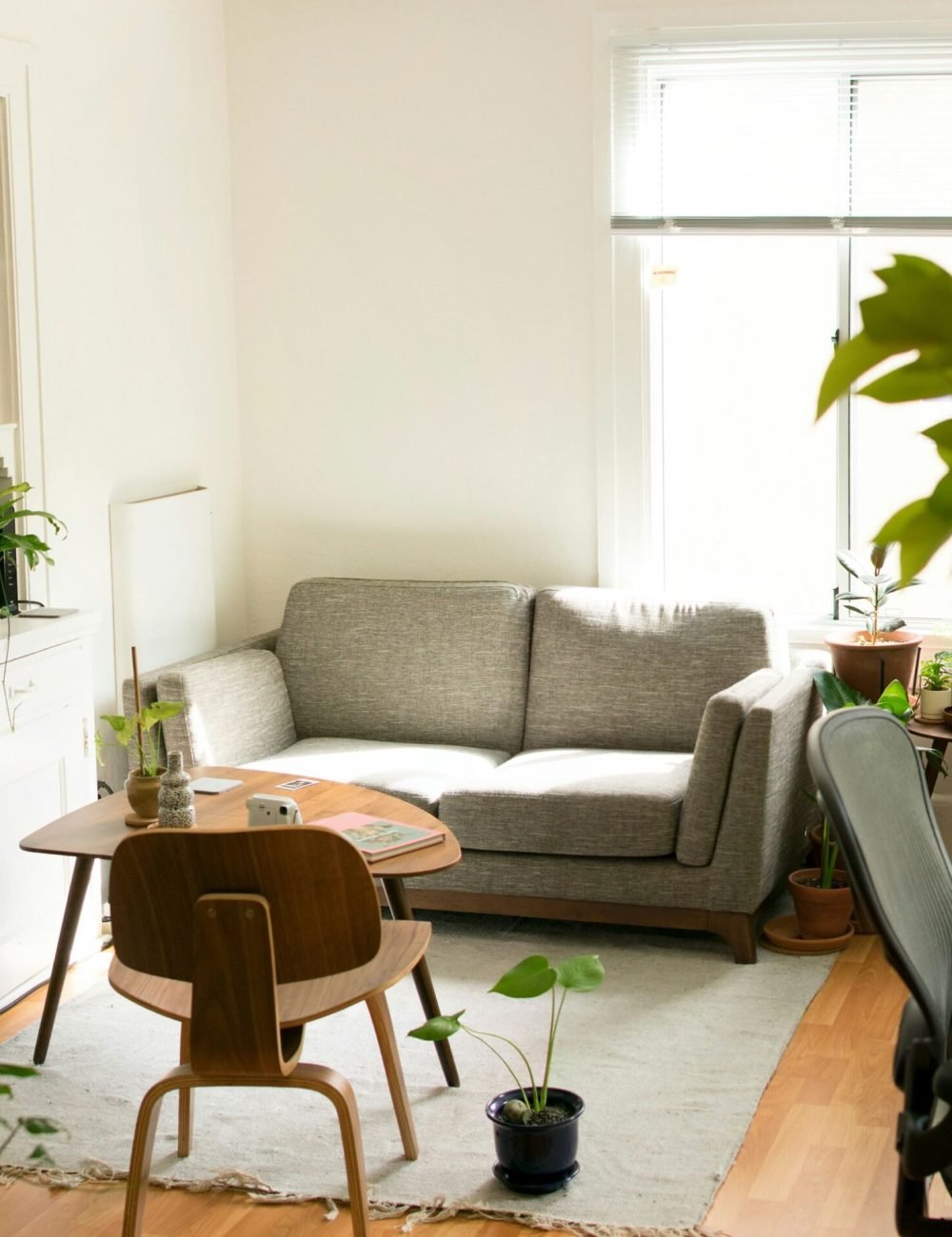 Picture of home with a sofa and coffee table