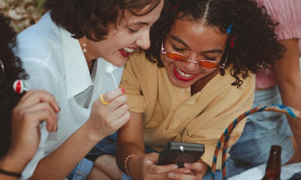 Photo of friends smiling