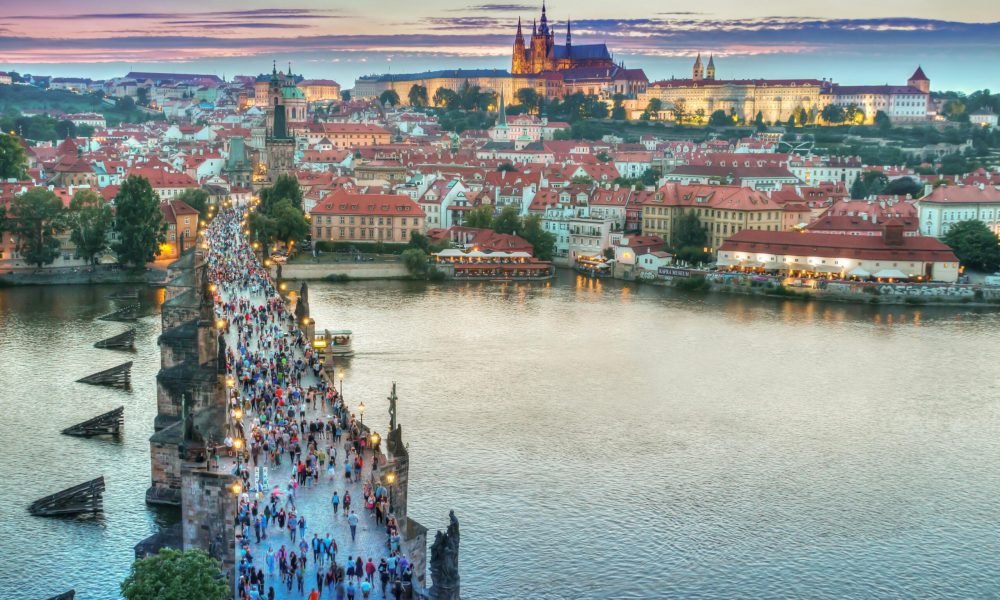 Prague view for travellers